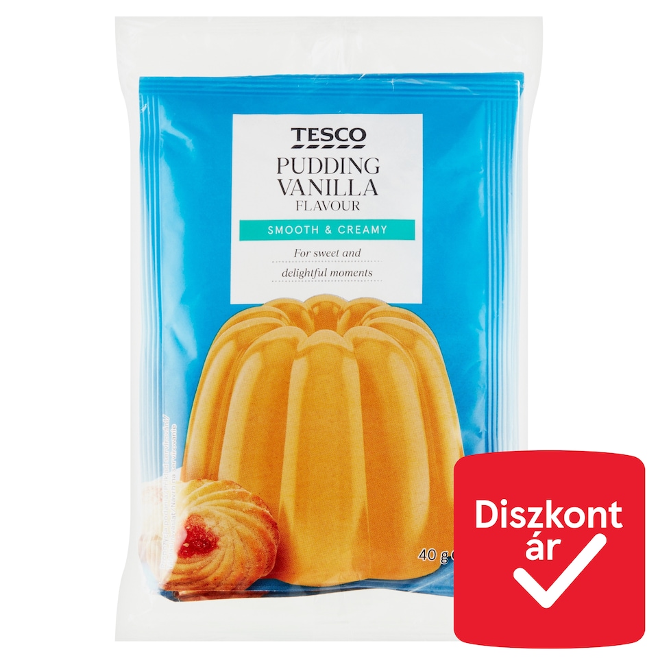 Tesco vaníliaízű pudingpor 3 x 40 g
