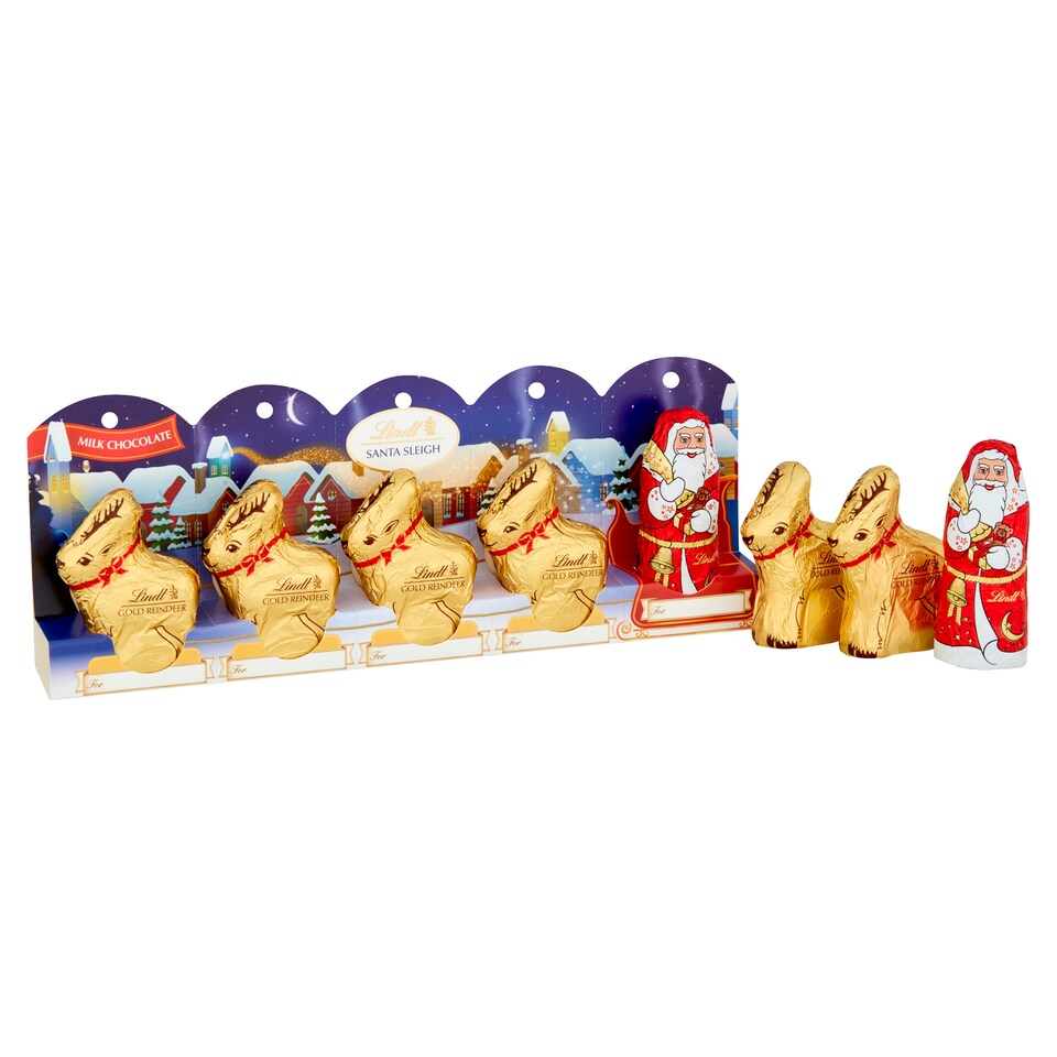image 1 of Lindt Sleigh Milk Chocolate 5 Pack 50G