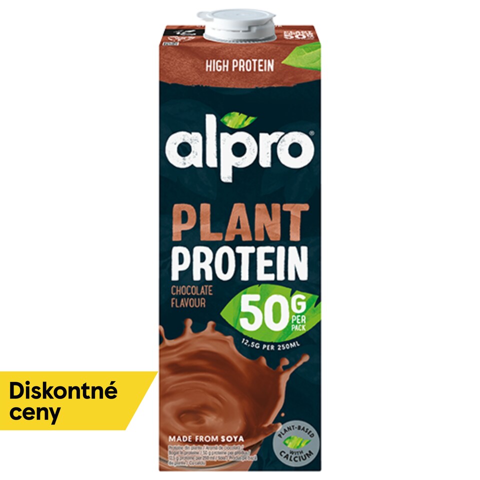 obrázok 1 z ALPRO High Protein Sójový nápoj s čokoládovou príchuťou 1l