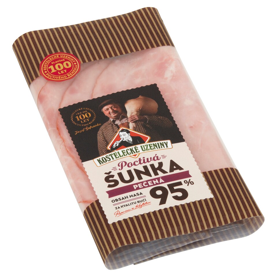 image 1 of Kostelecké Uzeniny Honest Roasted Ham 0.100kg