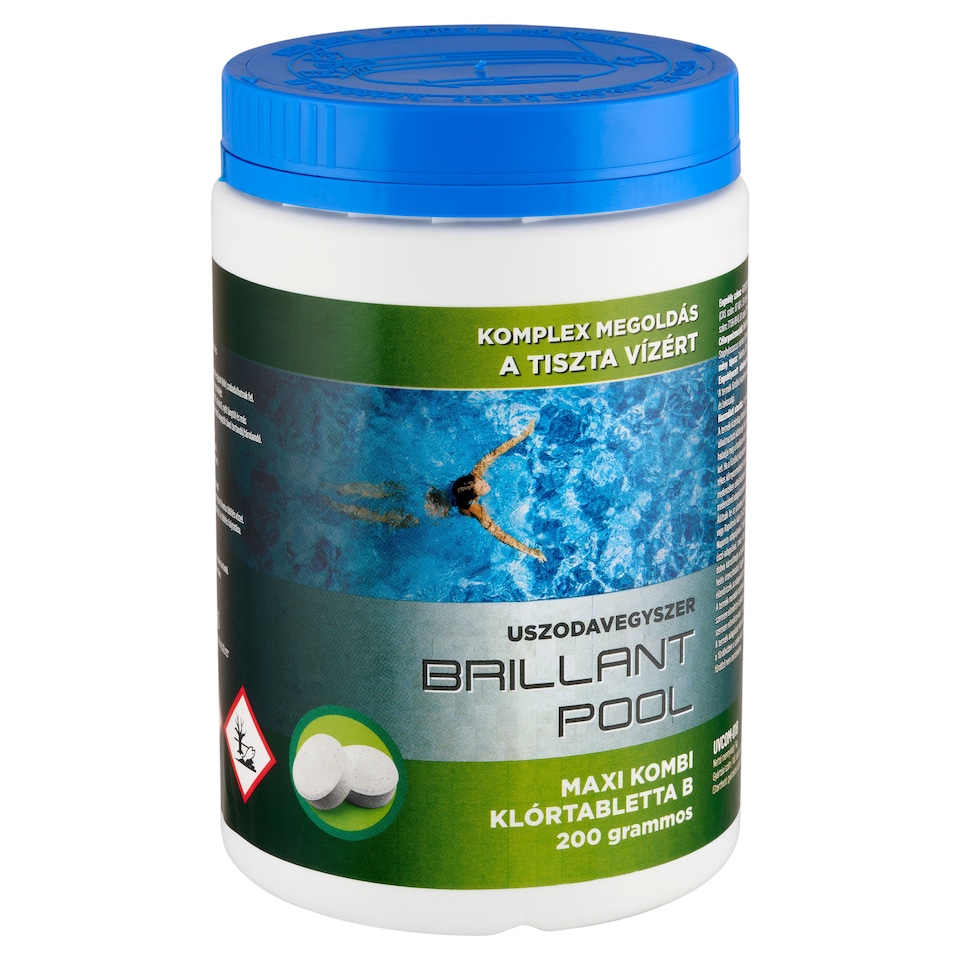 image 1 of Brillant Pool Maxi Combi Chlorine Tablet B 200 gram Swimming Pool Solution 1 kg