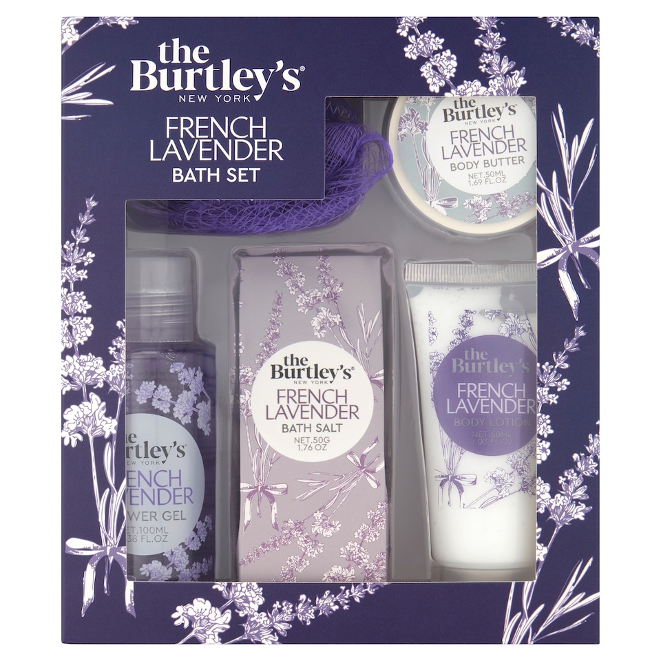 The Burtley's French Lavender Bath Set