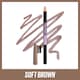 image 4 of Maybelline Express Brow Precise Shaping Pencil Soft Brown