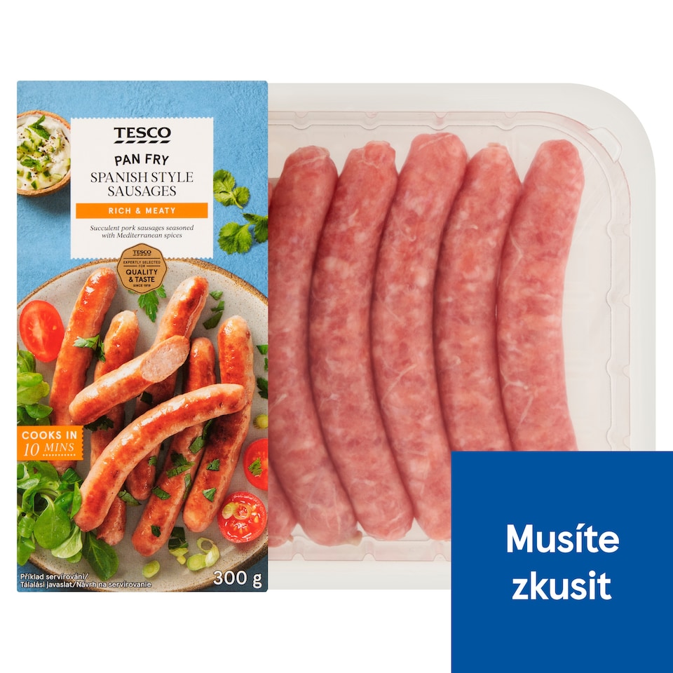 Tesco Vepřová klobása ve španělském stylu 300g