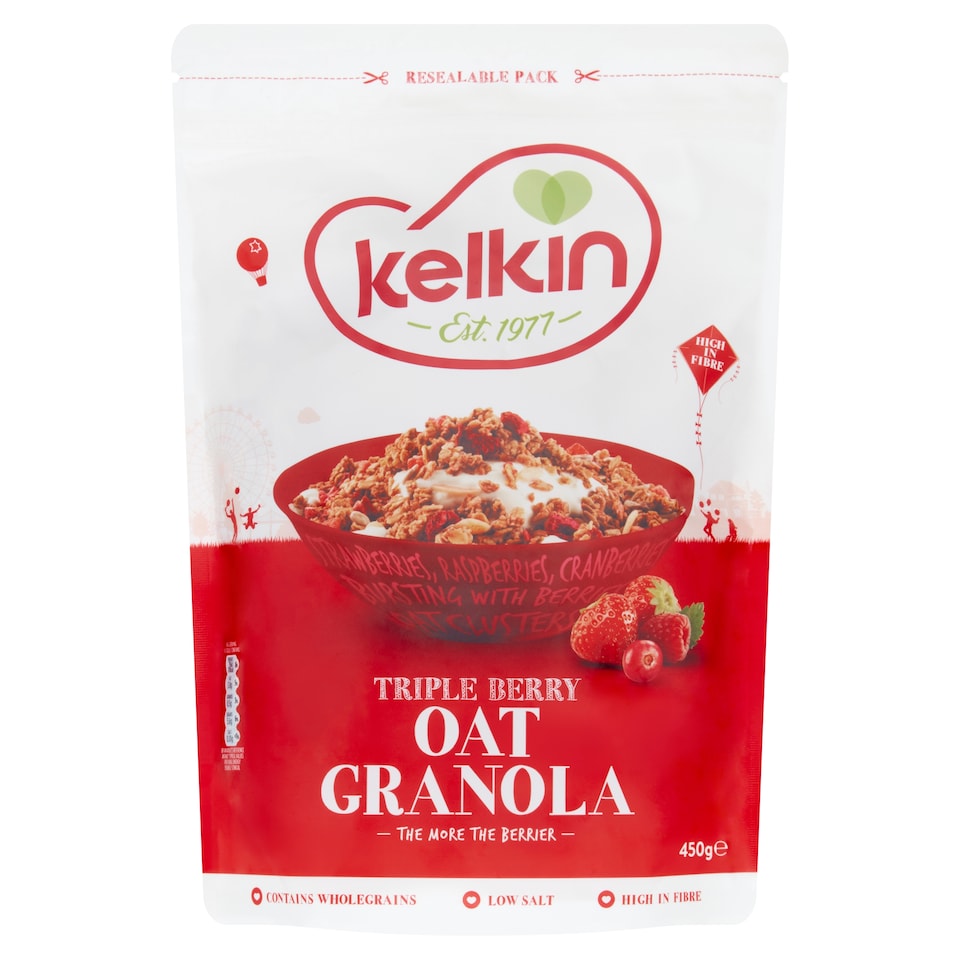 Kelkin Triple Berry Granola 500G
