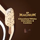 image 4 of MAGNUM MINI CHOCOLATE WHITE CHOCOLATE COOKIE ICE CREAM STICKS 6X55ML
