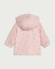 image 2 of F&F Baby Bow Print Shower Resistant Raincoat in Pink