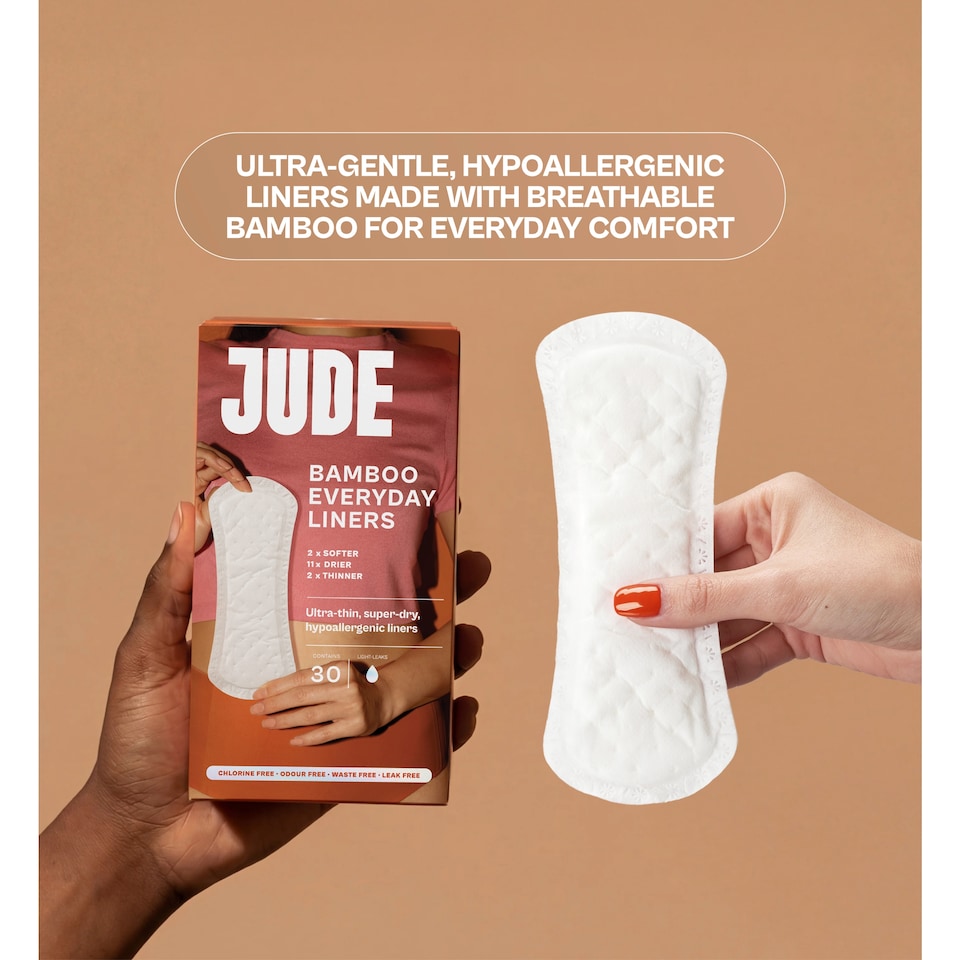 image 1 of JUDE BAMBOO EVERYDAY LINERS 30 PIECES