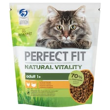 Perfect Fit Natural Vitality Dry Food for Adult Cats 650 g
