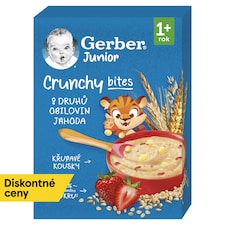 GERBER Junior nemliečna kaša jahodová s chrumkavými kúskami 200 g