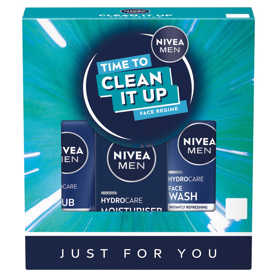 NIVEA MEN TIME TO CLEAN IT UP GIFT PACK