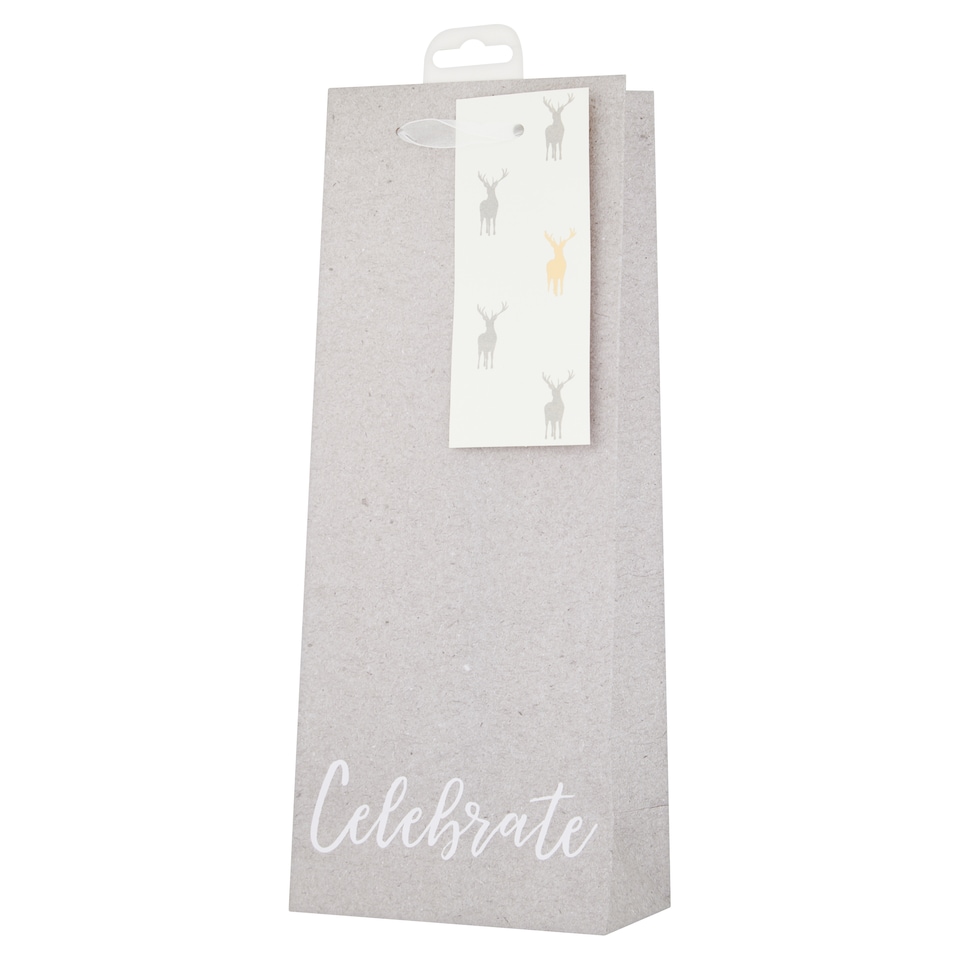 Tesco Gold Stag Bottle Bag