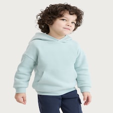 F&F Boys Cotton Rich Kangaroo Pocket Hoodie in Mint