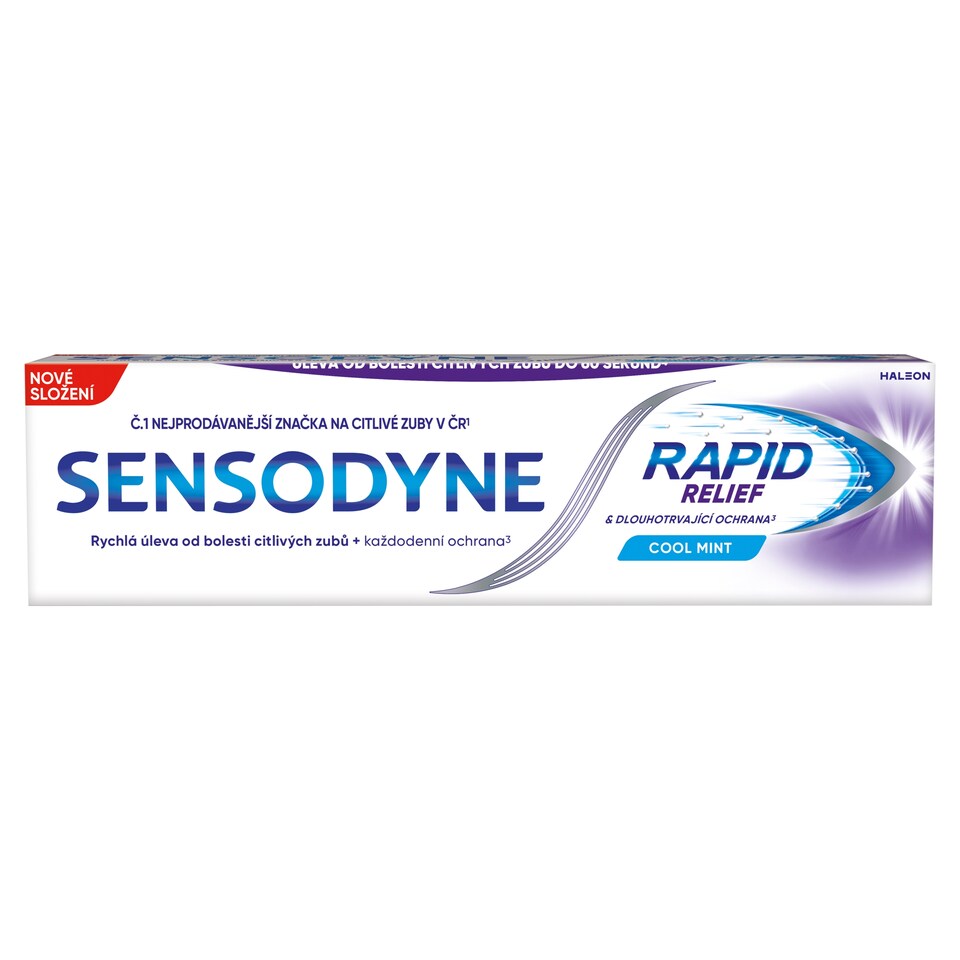 obrázok 1 z Sensodyne Rapid Relief Cool Mint zubná pasta s fluoridom 75 ml