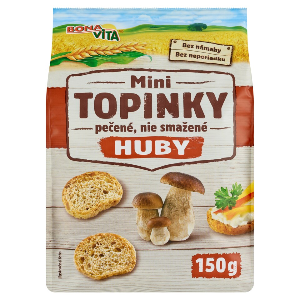 image 1 of Bona Vita Mini Toasts with Mushrooms 150g