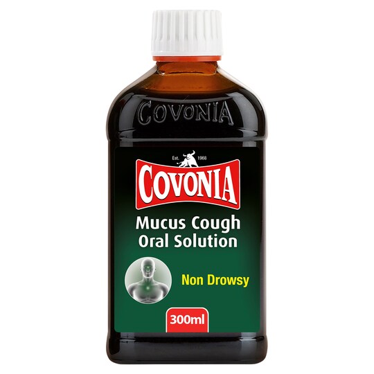 Covonia Mucus Cough Oral Solution 300Ml Tesco Groceries