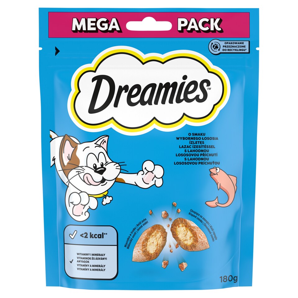 Dreamies S lahodnou lososovou príchuťou 180 g