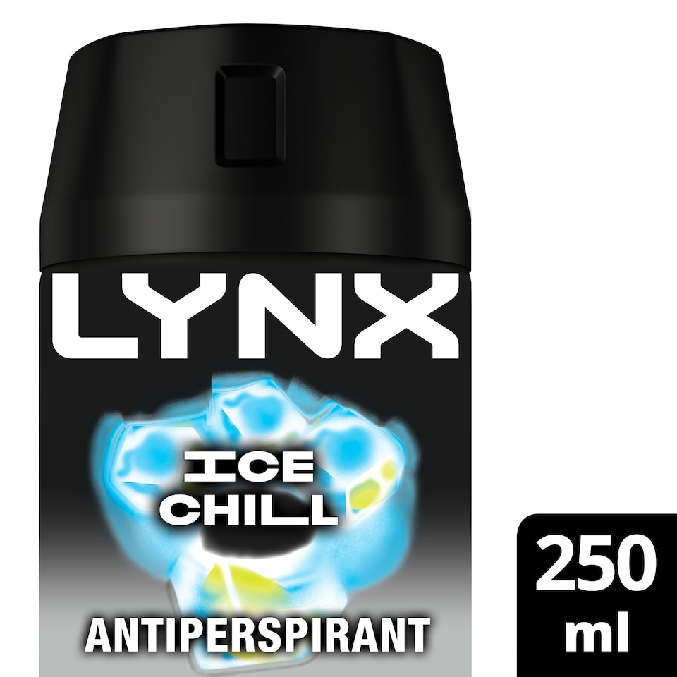 image 1 of Lynx Ice Chill 72h Antiperspirant Deodorant for Men 250ml
