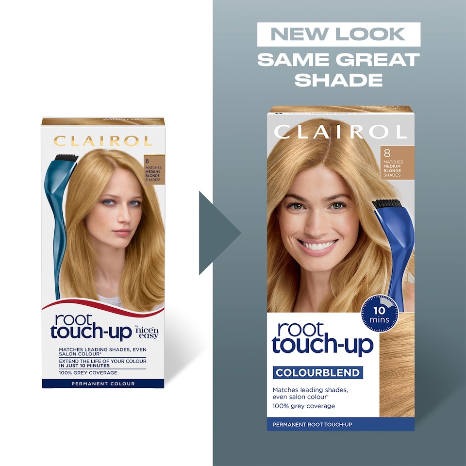 image 1 of Clairol Root Touch-Up Permanent Hair Dye - Medium Blonde 8