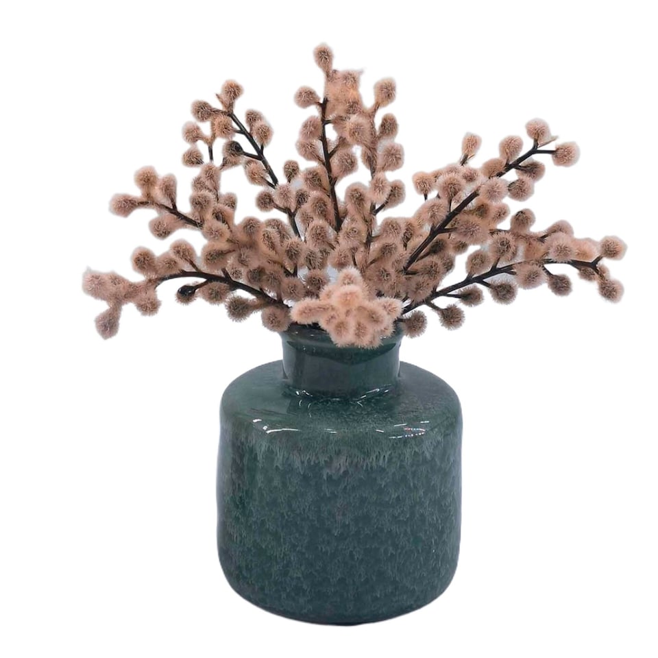 Bayswood artificial Mimosa In Ceramic Pot