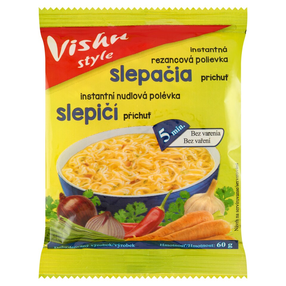 obrázok 1 z Vishu Style Instantná rezancová polievka slepačia prichuť 60 g