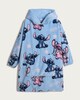 image 1 of Disney Lilo and Stitch Print Fleece Hooded Blanket in Multi