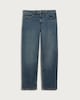 image 4 of F&F Cotton Rich Relaxed Leg Jeans in Navy
