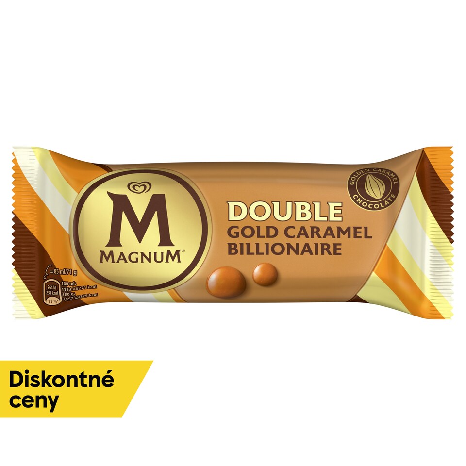 Magnum DOUBLE Caramel Gold Billionaire 85 ml