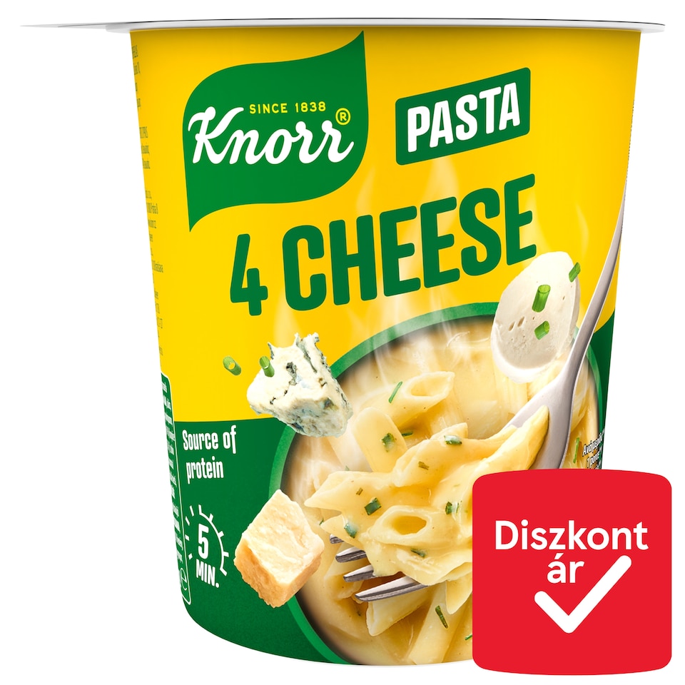 Knorr tészta négysajtos szósszal 66 g