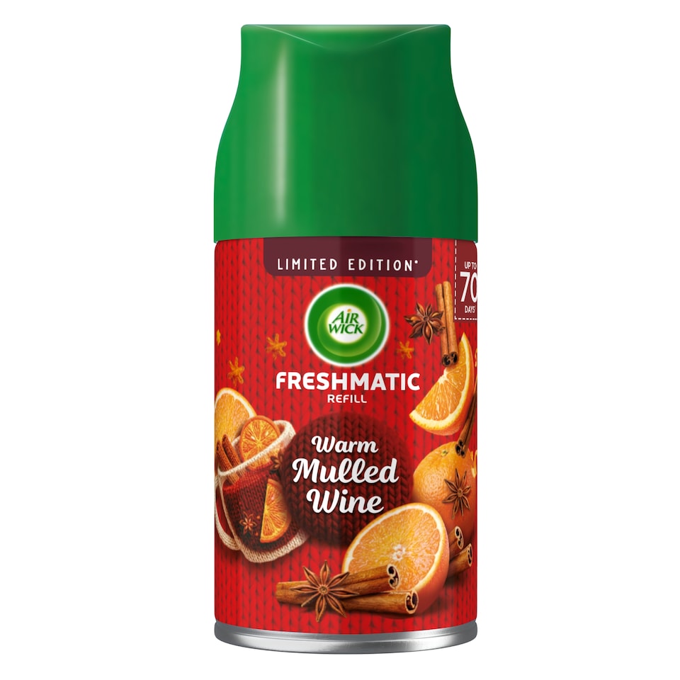 Air Wick Limited Edition Freshmatic Refill Warm Mulled Wine 250ml