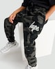 image 2 of Hype Cotton Rich Camouflage Joggers in Multi Black