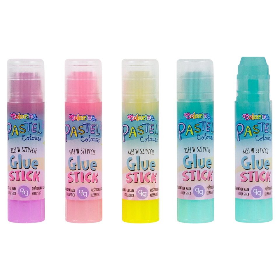 image 1 of Colorino Pastel Colours Glue Stick Transparent 9 g