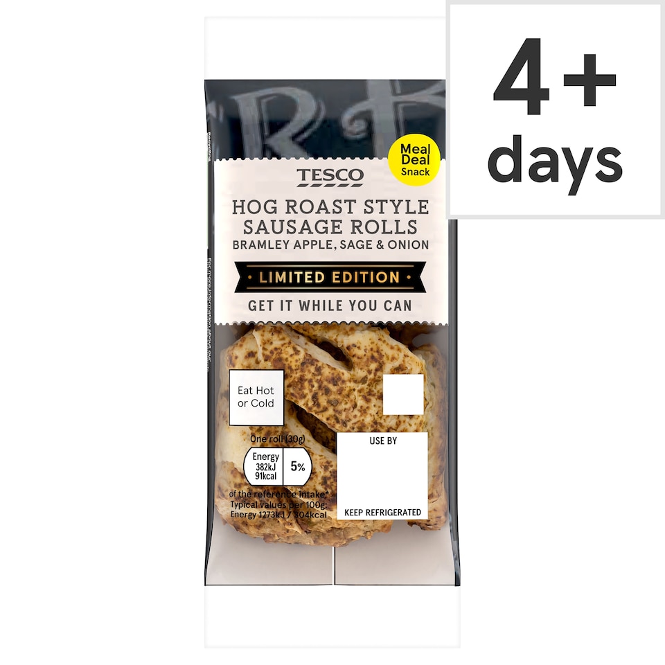 Tesco Hog Roast Style Sausage Rolls 60g