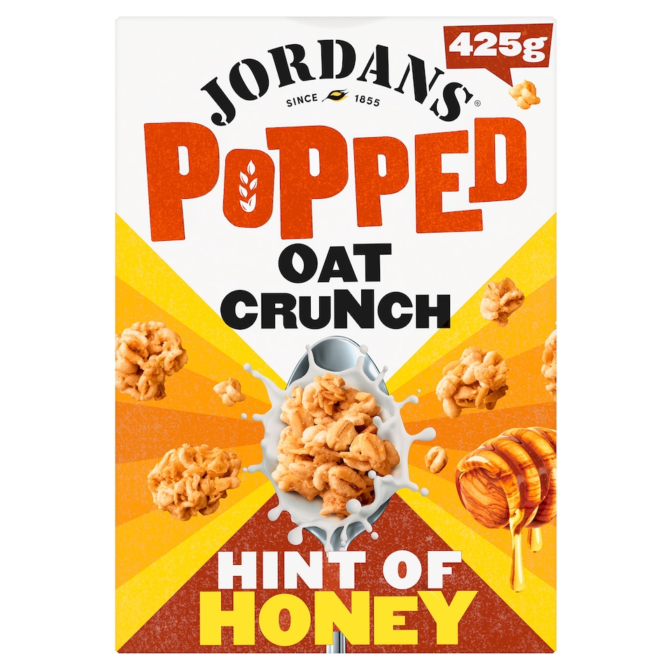 image 1 of Jordans Popped Oat Crunch Cereal - Hint Of Honey 425g