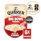 image 1 of Quaker Oat So Simple Big Bowl Original Porridge Sachets 6x38.5g