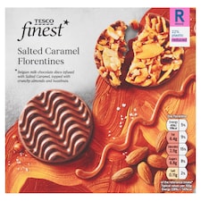 Tesco Finest Salted Caramel Florentines 105G