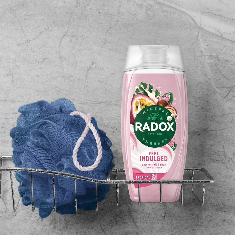 image 1 of Radox Mineral Therapy Feel Indulged Passion Fruit & Shea Body Wash Shower Cream 225 ml