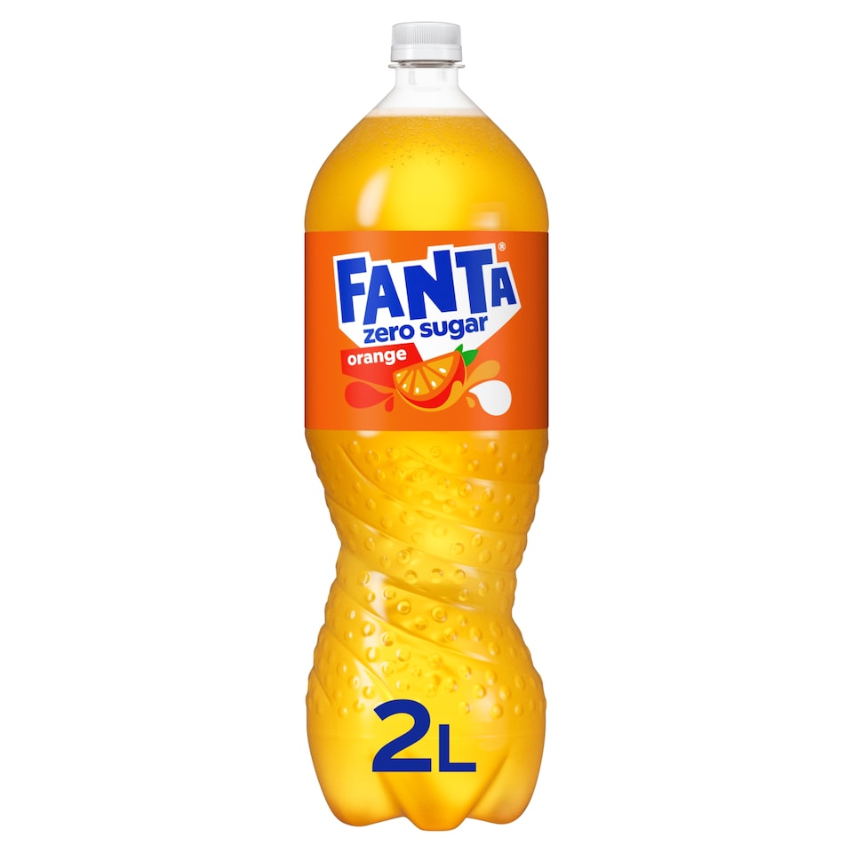 image 1 of Fanta Zero Sugar Orange 2L