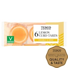 Tesco Lemon Curd Tarts 6 Pack