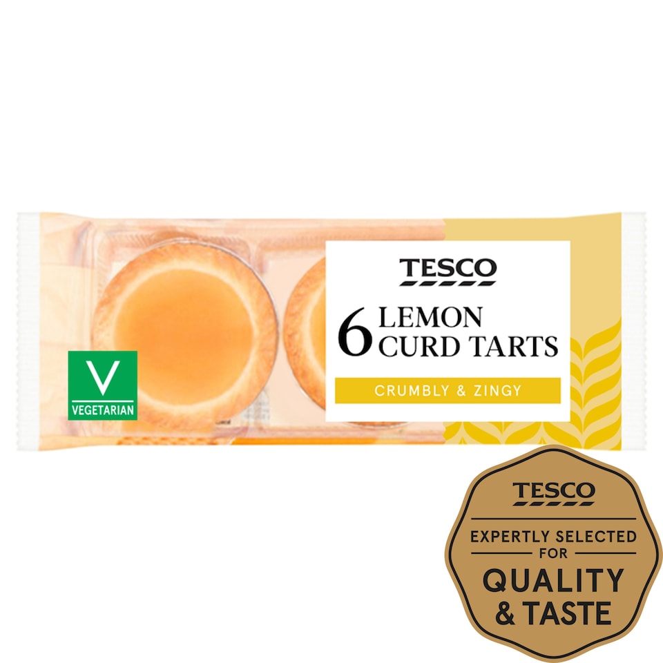 Tesco Lemon Curd Tarts 6 Pack