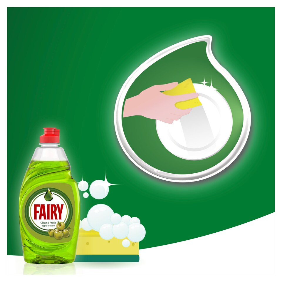 image 1 of Fairy Apple Orchard Washing Up Liquid 520Ml