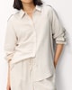 image 3 of F&F Polka Dot Co-ord Shirt in Cream