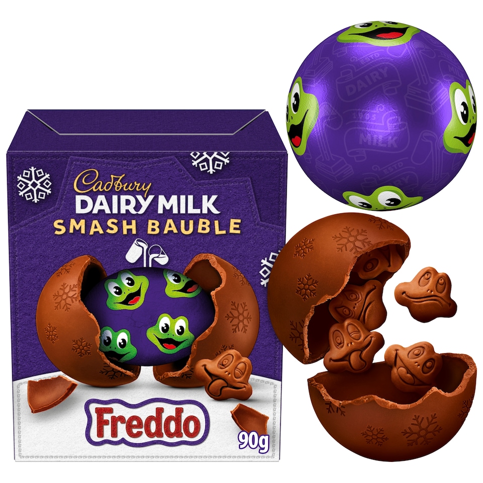 Cadbury Dairy Milk Smash Bauble Freddo 90g