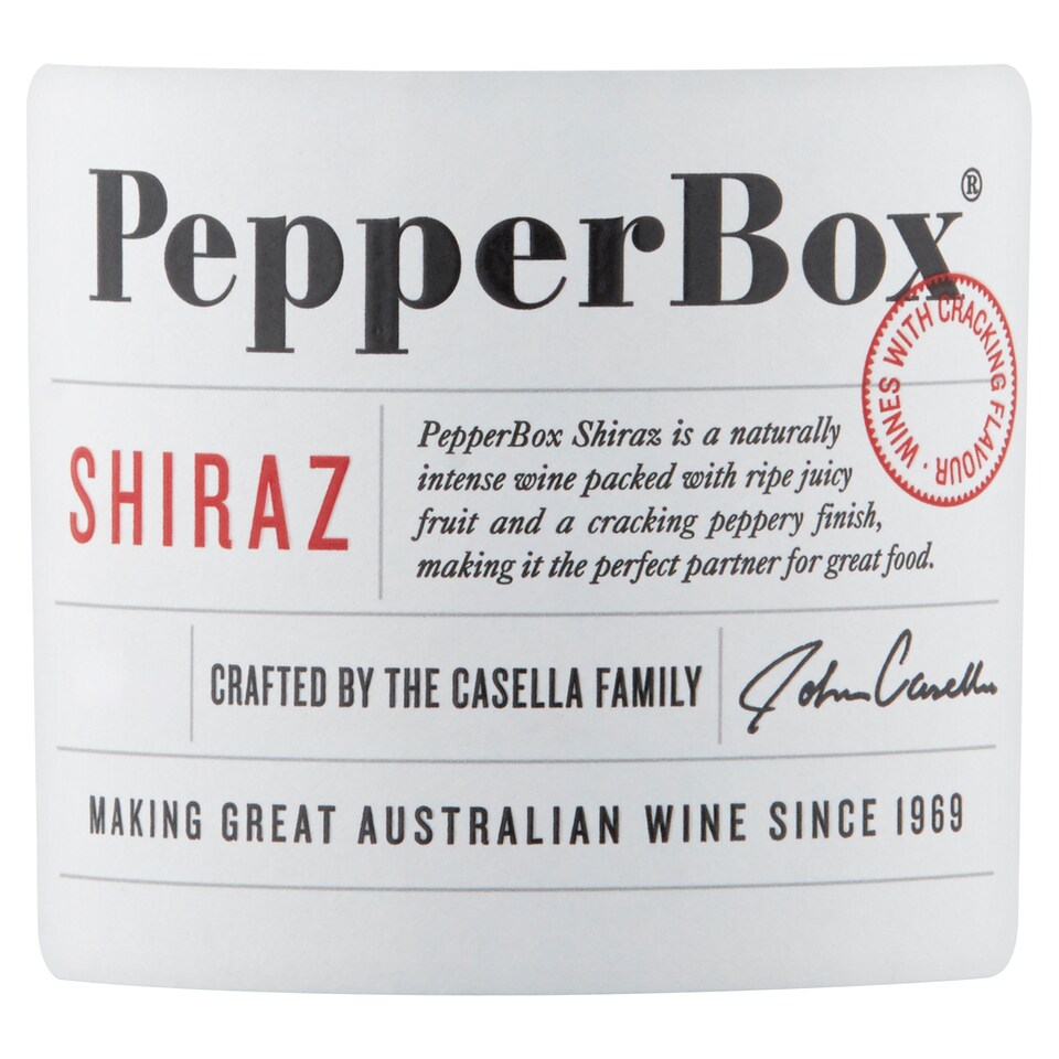 image 1 of Pepperbox Shiraz Wine 750Ml