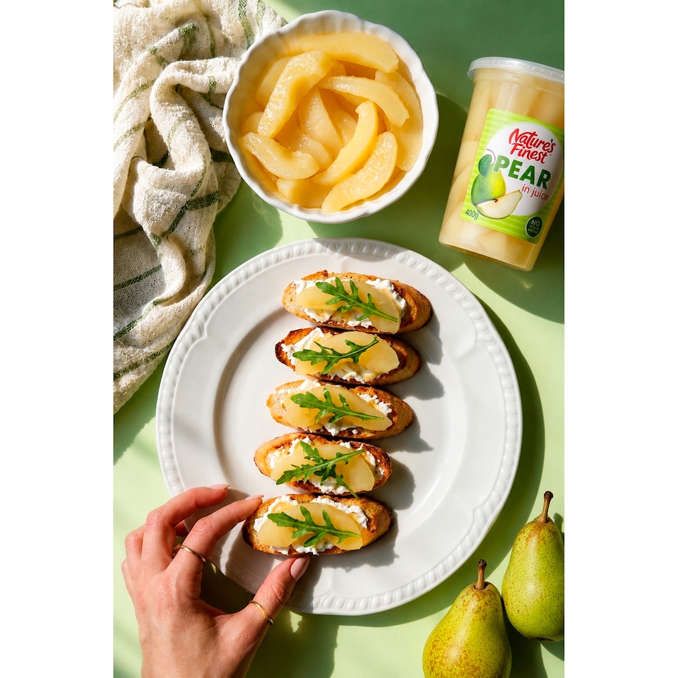 image 1 of Nature's Finest Pear In Juice 400G