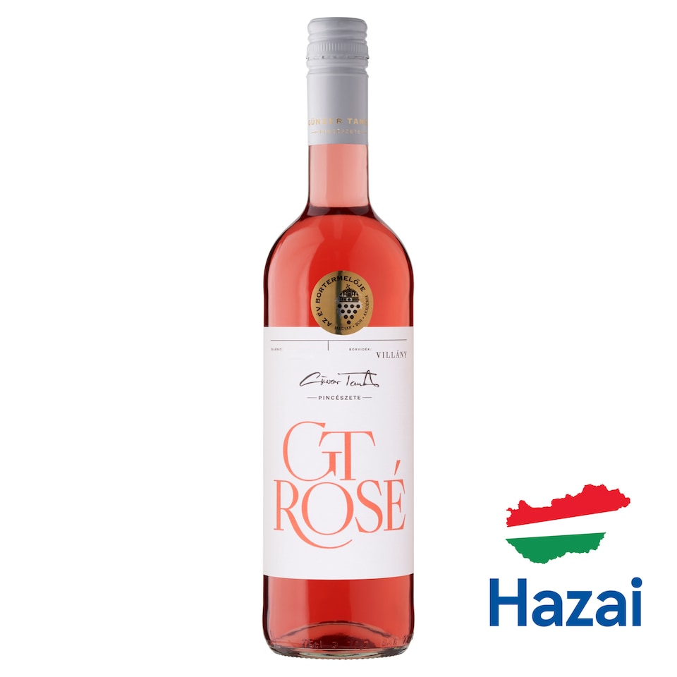 Günzer Tamás Villányi GT Rosé classicus száraz rosébor 12,5% 750 ml