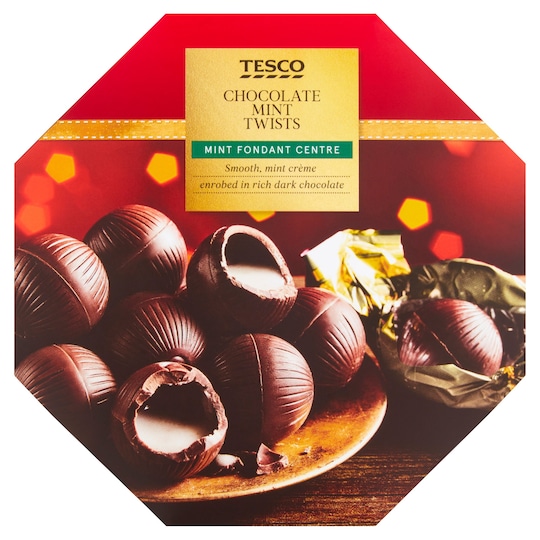 Tesco Choc Mint Twists 189g Tesco Groceries