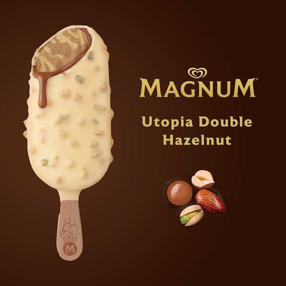 image 1 of Magnum Utopia Double Hazelnut 3 x 85ml