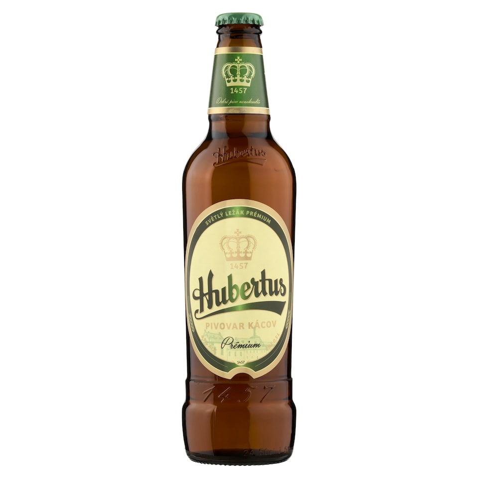 Hubertus Světlý ležák prémium 0,5l