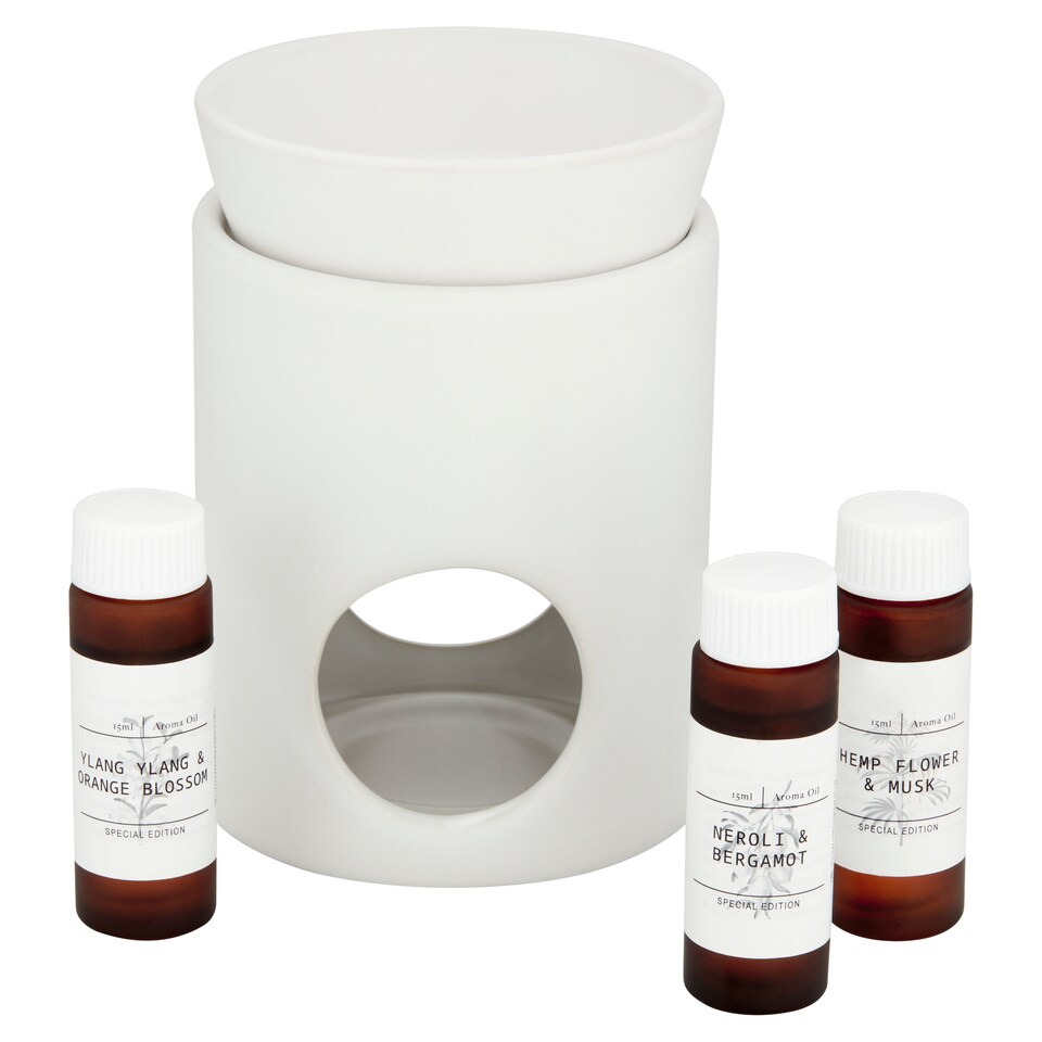 image 1 of Tesco Apothecary Oil Burner Set Mixed Fragrance